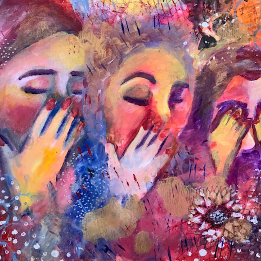 Shabbat Jewish Acrylic Mixed Media Wall Art